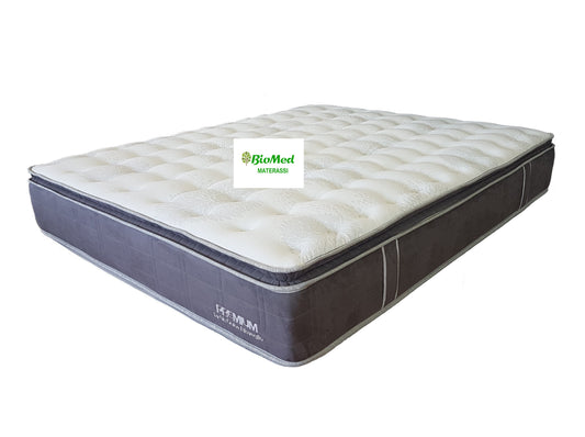 Materasso a molle Insacchettate e Memory altezza 30 cm misura francese 140x190