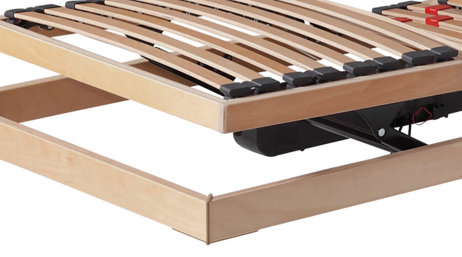 Rete con Movimento Elettrica telaio legno Singola misura 80x190