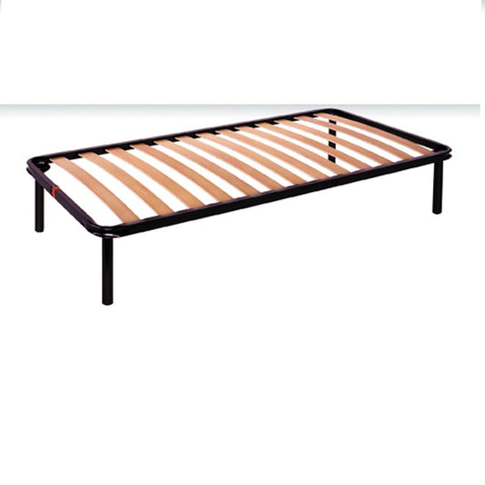 Rete doghe legno ortopedica con telaio acciaio Singola misura 80x190